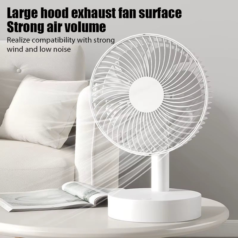 USB Small Electric Fan Home Dormitory Office Desktop High Wind Fan Portable Cooling Fan Table Air Circulators Fans Air Cooler