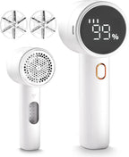 Fabric Shaver Rechargeable Lint Remover Electric Portable Jumper Remover LED Displayremoves Pilling for Clothes Furniture Sofas