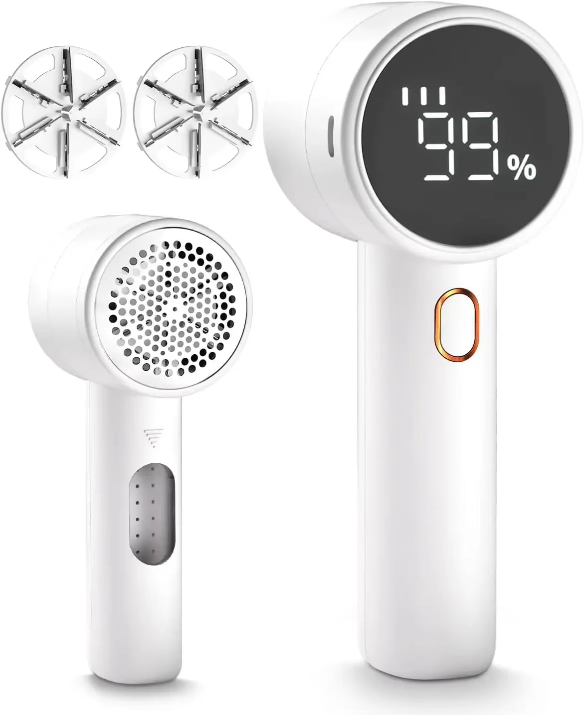 Fabric Shaver Rechargeable Lint Remover Electric Portable Jumper Remover LED Displayremoves Pilling for Clothes Furniture Sofas