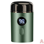 Men'S Electric Mini Shaver, Dry and Wet Dual-Use Shaver, LED Digital Display Rechargeable Car Shaver, Home Travel Shaver