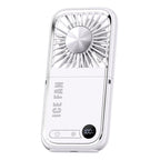 Multifunction Foldable Hand Fan USB Charging Mini Portable Hanging Neck Air Cooling Fan Semiconductor Refrigeration Small Fan
