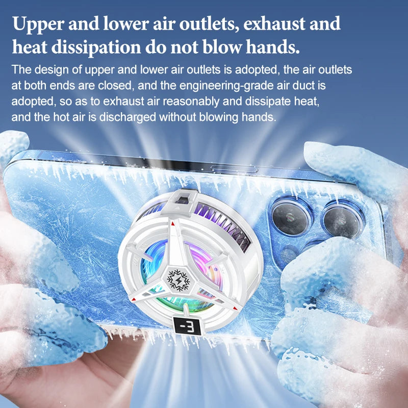 Cooling Fan Mobile Cooling Phone Fan Cooler Phone Fans for Cell Phone Cooler for Phone Cooling Fan for Phone Cell Phone Fan