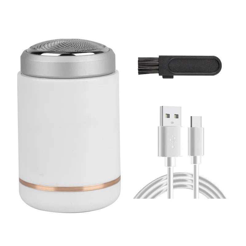 Men'S Portable Mini Electric Shaver USB Charging Multifunctional IPX7 Waterproof Shaver