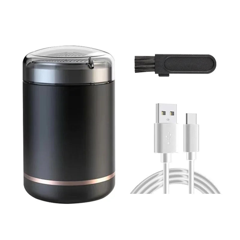 Men'S Portable Mini Electric Shaver USB Charging Multifunctional IPX7 Waterproof Shaver