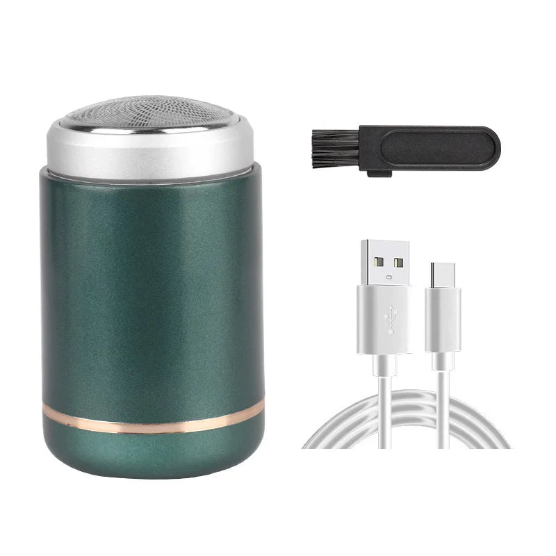 Men'S Portable Mini Electric Shaver USB Charging Multifunctional IPX7 Waterproof Shaver