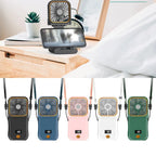Hanging Neck Fans Mini Portable Folding USB Charging 3000Mah Power Bank Portable Handheld Desktop Multi Function Fan