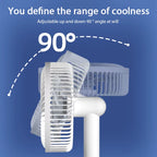 USB Small Electric Fan Home Dormitory Office Desktop High Wind Fan Portable Cooling Fan Table Air Circulators Fans Air Cooler