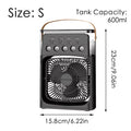 Portable Mini Fan 3 in 1 Cooler Home House LED USB Desk Bedroom Indoor Air Conditioner Humidifier Fans Summer Cool Living Room