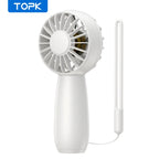 K20 Mini Portable Fan Powerful Handheld Fan Rechargeable,3 Speeds Personal Small Hand Fan for Travel Makeup Eyelash Fan